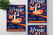 Music Festival Flyer, a Flyer Template by Annora Studio (Thumbnail 3 of 6)
