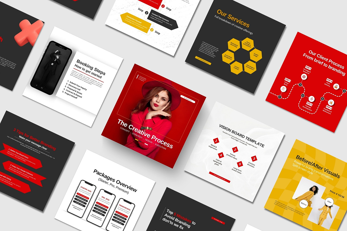 Creative Agency Instagram Post Pack