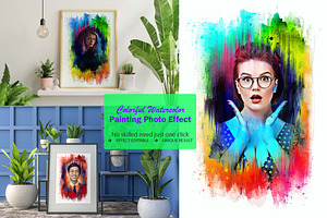 Colorful Watercolor Painting Effect