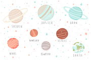 Panda in Space - kids set, an Object Illustration by Artnis (Thumbnail 5 of 8)