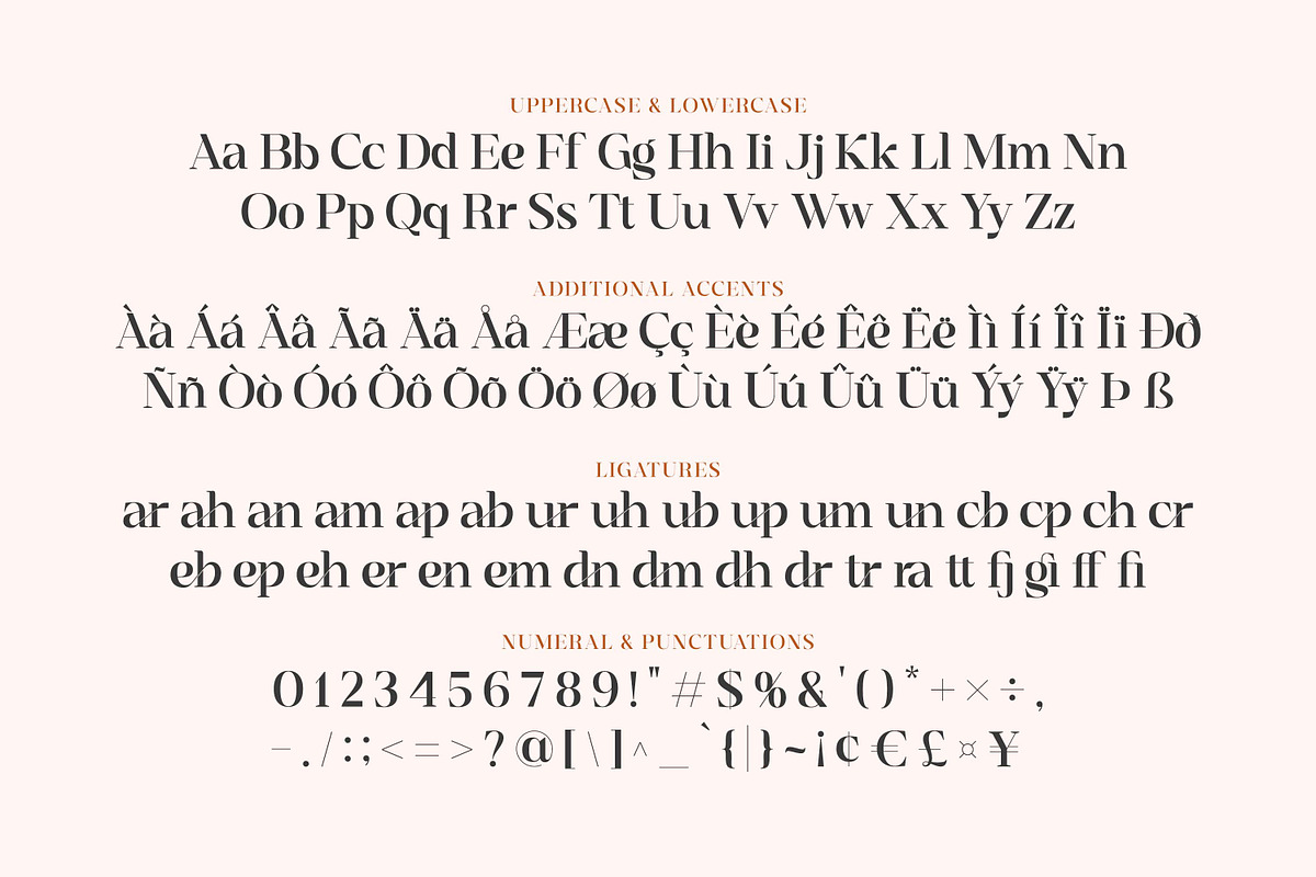 Sangira - Modern Ligature Serif, a Serif Font by Almarkhatype (Photo 9 of 10)