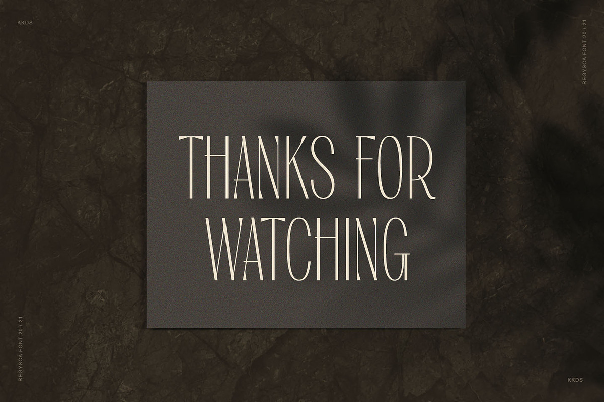 Regysca Elegant Modern Serif Font, a Serif Font by Kulokale (Photo 10 of 10)