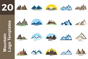 20 Logo Mountain Templates Bundle, a Branding & Logo Template by Friendesigns (Thumbnail 1 of 21)