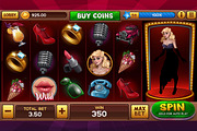 Pin-Up Girls Slots Game Kit, a Background Graphic by Saranai Store (Thumbnail 4 of 10)
