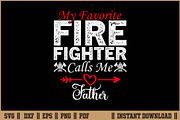 Favorite Firefighter Calls Me Father, an Illustration by Handy Arts Studio (Thumbnail 1 of 3)