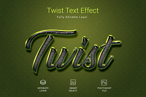 Twist 3d Psd Text Layer Style Effect, a Layer Style Add-On by zahidhossainalif