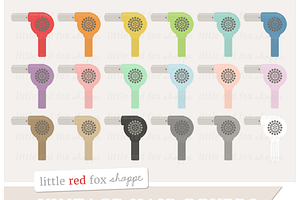 Vintage Hair Dryer Clipart