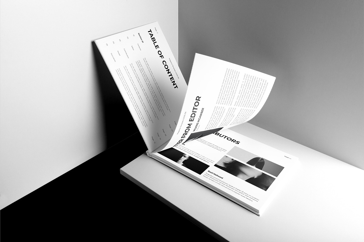 Magazine Template Landscape, a Magazine Template by DesignCrest (Photo 4 of 14)
