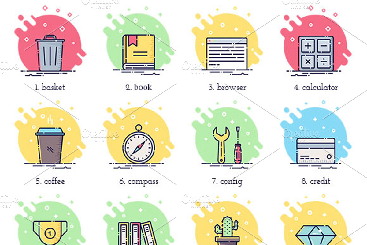 100 Office & Business Icons, an Outline Icon by ArtStyles (Photo 2 of 2)