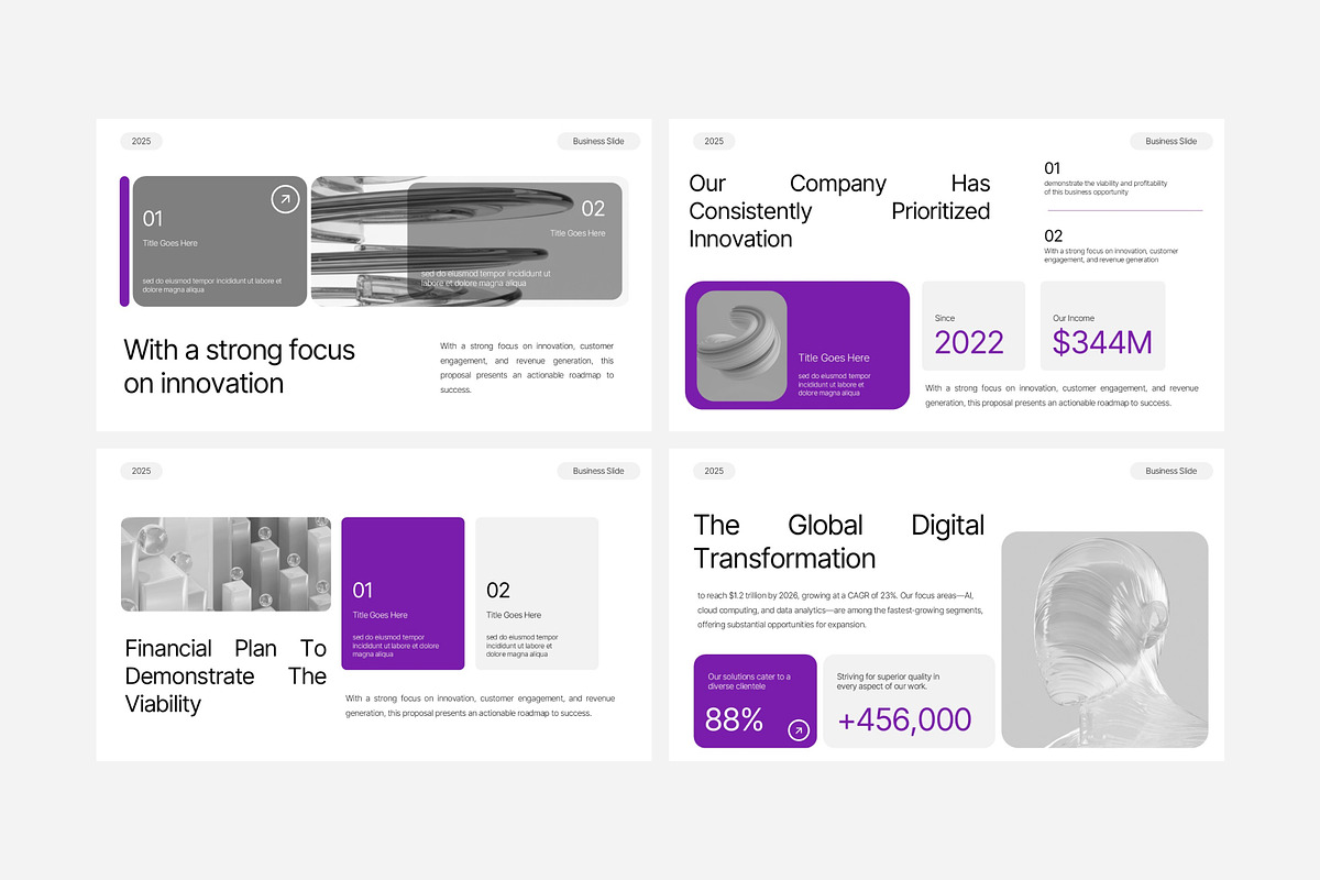 Modern Business Proposal Pitch Deck, a Presentation Template by Eklip Studio (Photo 3 of 6)