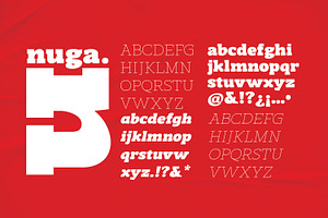 Nuga - Slab Serif