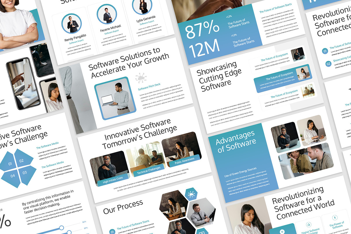 Software Pitch Deck Powerpoint, a Presentation Template by rgbryand (Photo 6 of 7)