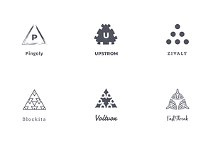 Logo Creator Triangle Shapes Edition