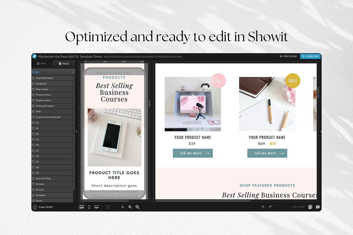 Virtual Assistant Website MEGA Kit, a Websites & App Template by Sugar Studios (Photo 3 of 9)