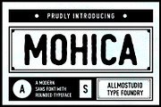 Mohica Font, a Sans Serif Font by Allmostudio (Thumbnail 1 of 6)