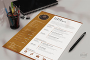 Profesional Resume / CV Template, a Resume Template by Celine Studio (Thumbnail 1 of 4)