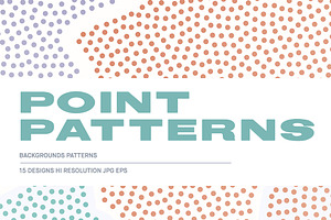Point Patterns, a Pattern Graphic by Huebert World