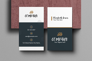 Modern Business Card Layout, a Business Card Template by MightyDesign
