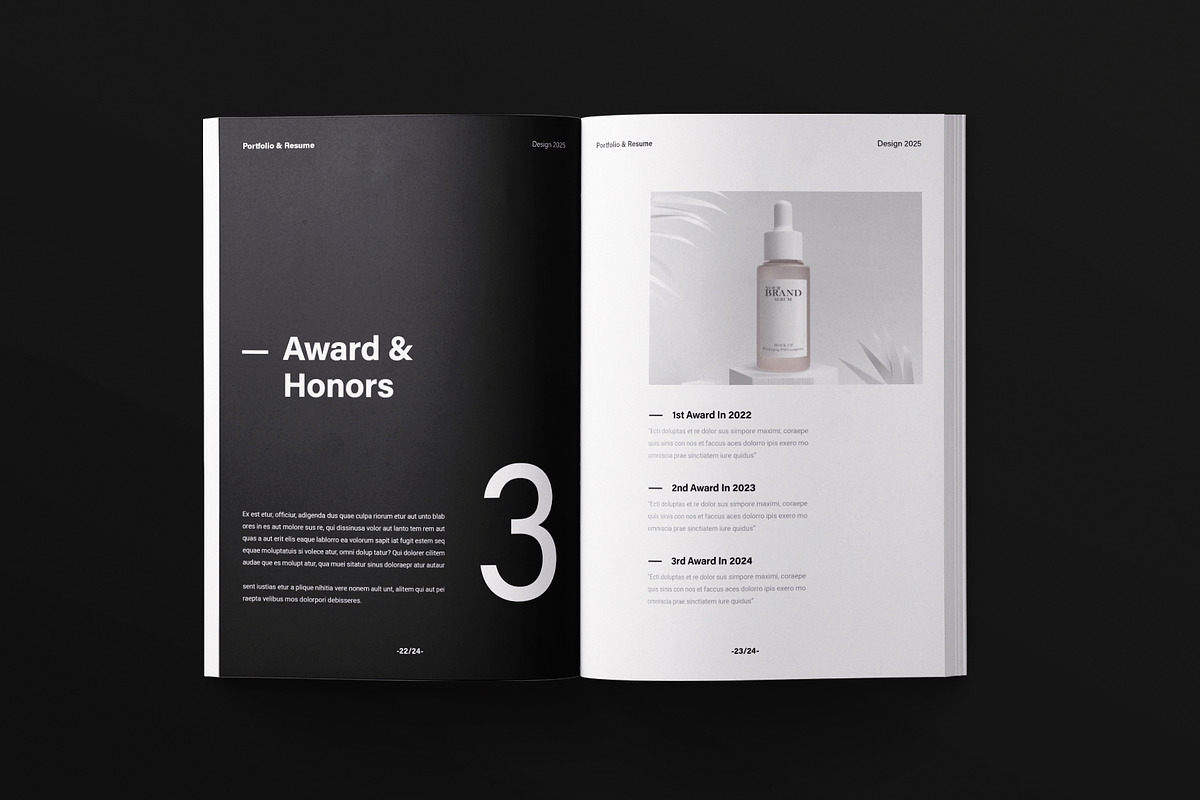 Design Portfolio and Resume Template, a Brochure Template by ArtisanaAura (Photo 10 of 12)