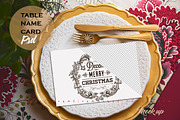 Mockup holiday menu PSD, a Product Mockup by JAY MID IMAGE (Thumbnail 5 of 6)