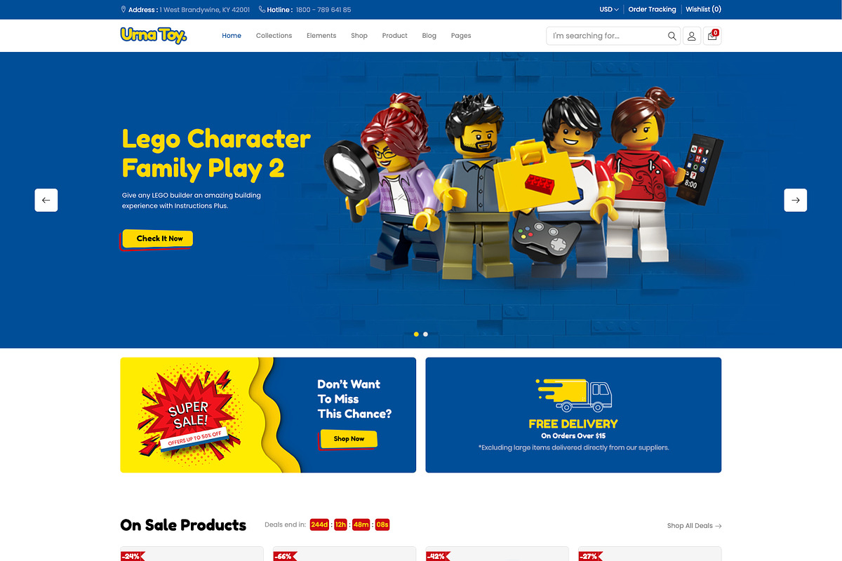 All-in-one WooCommerce WP Theme, a WordPress Template by UInstrument (Photo 6 of 8)