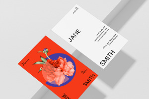 Floral Business Card Template V01A