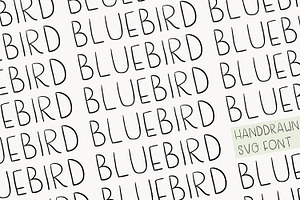 Blue Bird A Handwritten Font