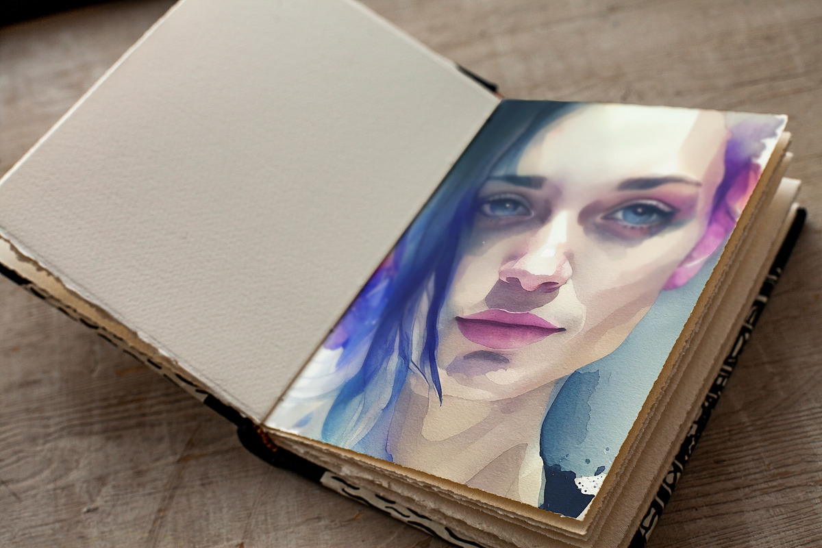Photorealistic Sketch Book Mock-ups, a Print Template by denisespinoza (Photo 4 of 6)