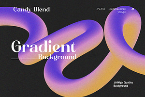 Candy Blend Gradient Background
