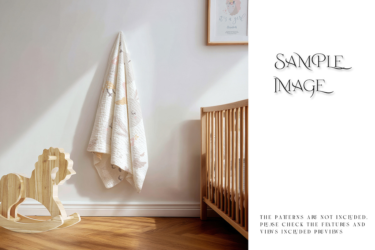 Baby Blankets PNG & PSD Mockups, a Product Mockup by mock-ups (Photo 14 of 18)