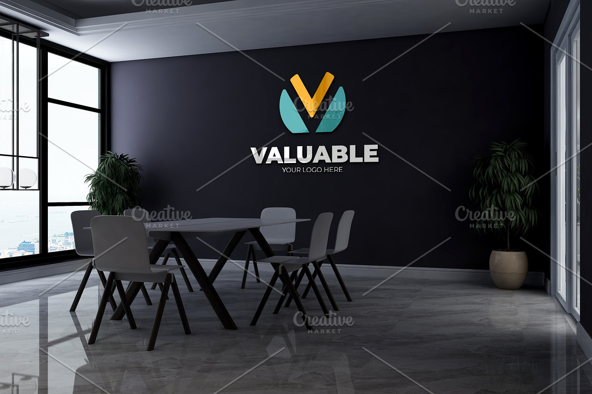 PSD Office Room Company Logo Mockup, a Product Mockup by Ayy (Photo 23 of 23)