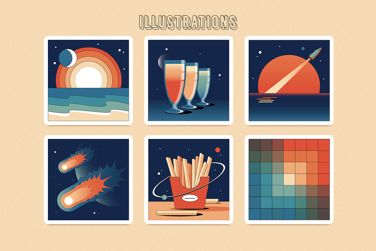 Space Chronicles Branding Collection, a Pattern Graphic by Polar Vectors (Photo 5 of 22)