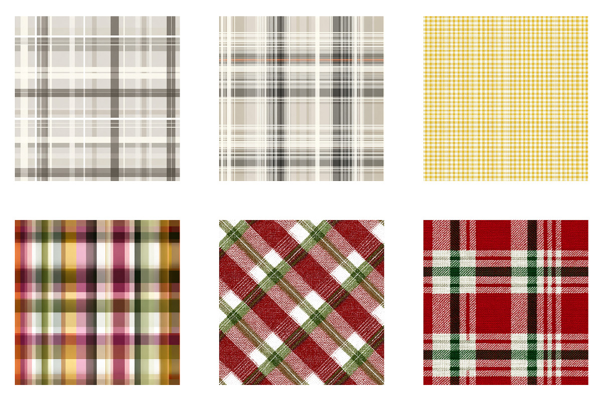 Plaid Seamless Pattern Bundle, a Pattern Graphic by CreationArt (Photo 5 of 7)