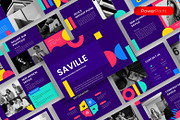 Savillle – Business PowerPoint, a Presentation Template by kreatifreya (Thumbnail 1 of 5)