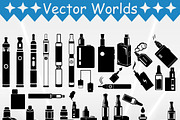 Vape SVG, Smoke, Vape SVG, an Object Graphic by VectorWorlds (Thumbnail 2 of 3)