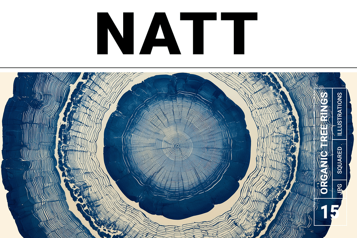 Natt Collection · Organic Tree Rings, a Texture Illustration by milatovar (Photo 1 of 19)