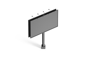 Rectangular Sign Billboard 3D Model