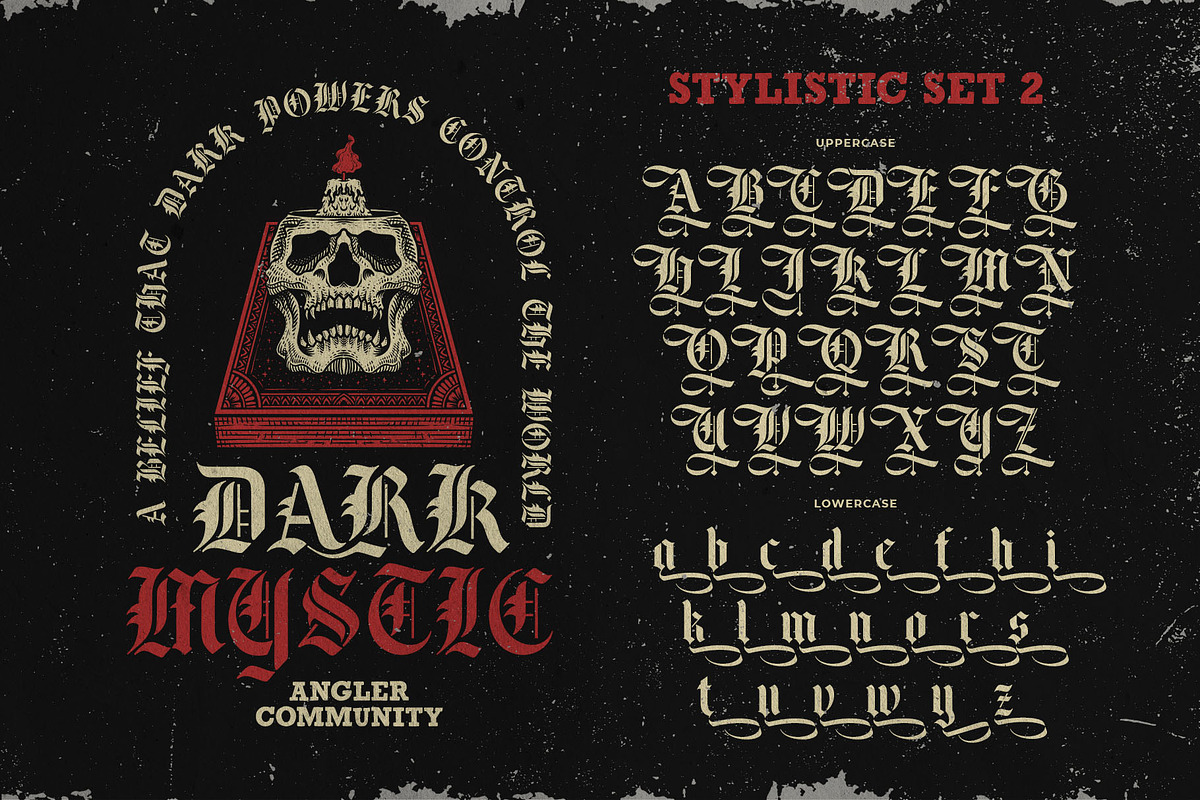 Black Face Typeface, a Blackletter Font by alit design (Photo 9 of 17)