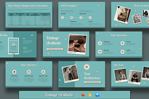 Vintage Aesthetic Presentation, a Presentation Template by BumbleGraph Studio