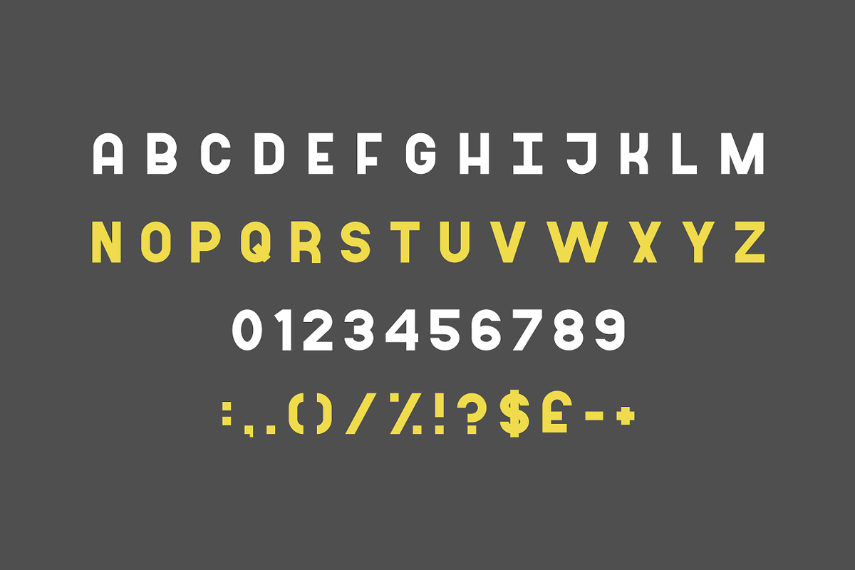 Kodek Typeface preview 2