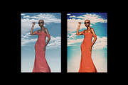 Contrast Retro Postcard Effect, a Layer Style Add-On by Design Squad (Thumbnail 2 of 7)
