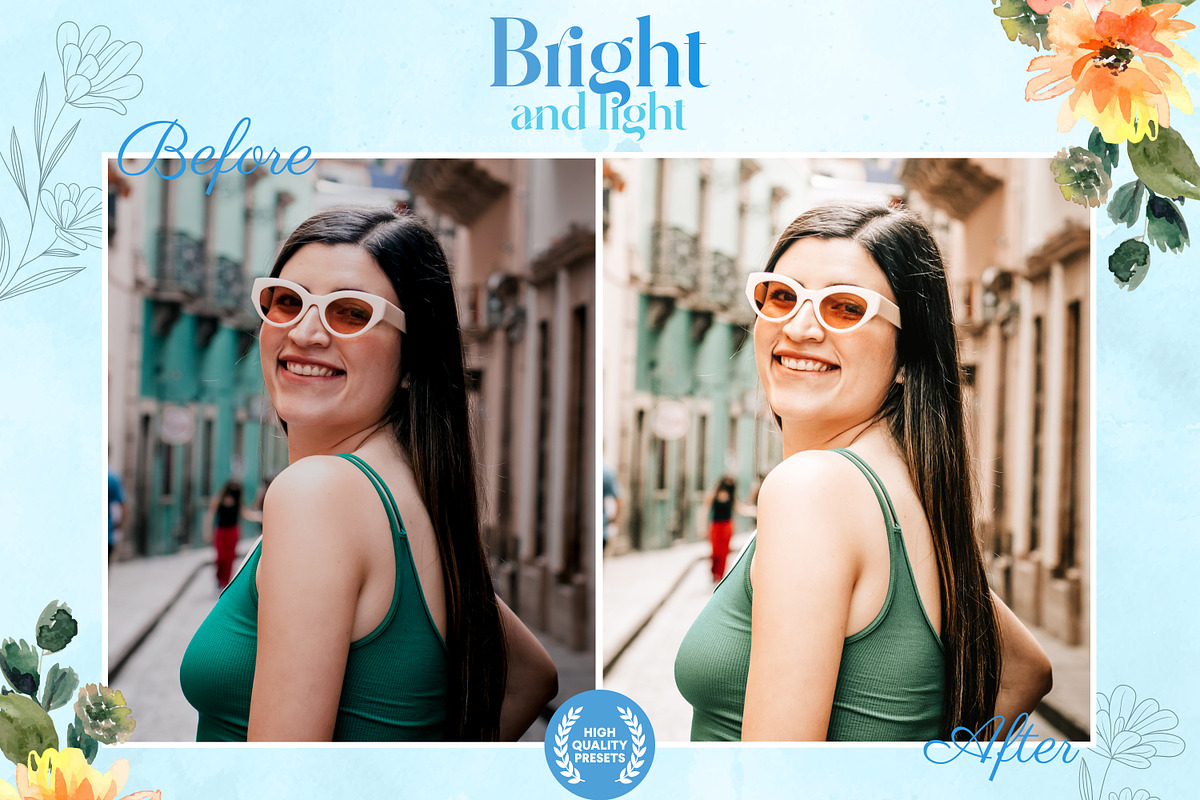 6 Bright Lightroom Presets, an Action Add-On by Design & Presets Pro (Photo 3 of 7)