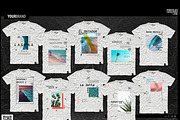 Summer Tee's Graphic Set // Editable, a Decorative Illustration by NoSpoon Design (Thumbnail 1 of 8)