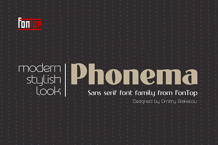 Phonema font family