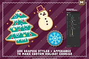 Christmas Cookie Graphic Styles, an Object Graphic by Mutant Lagoon (Thumbnail 5 of 6)