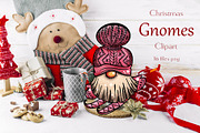 Christmas Gnomes clipart Procreate, an Education Illustration by ElladesignCo (Thumbnail 1 of 7)