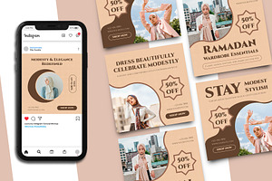 Ramadan Sale Instagram Post Template, a Social Media Template by Artnivora.Std