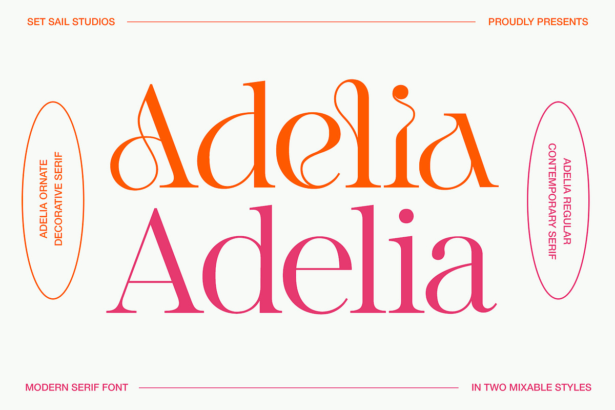 Adelia Mixable Serif, a Serif Font by Sam Parrett (Photo 1 of 11)