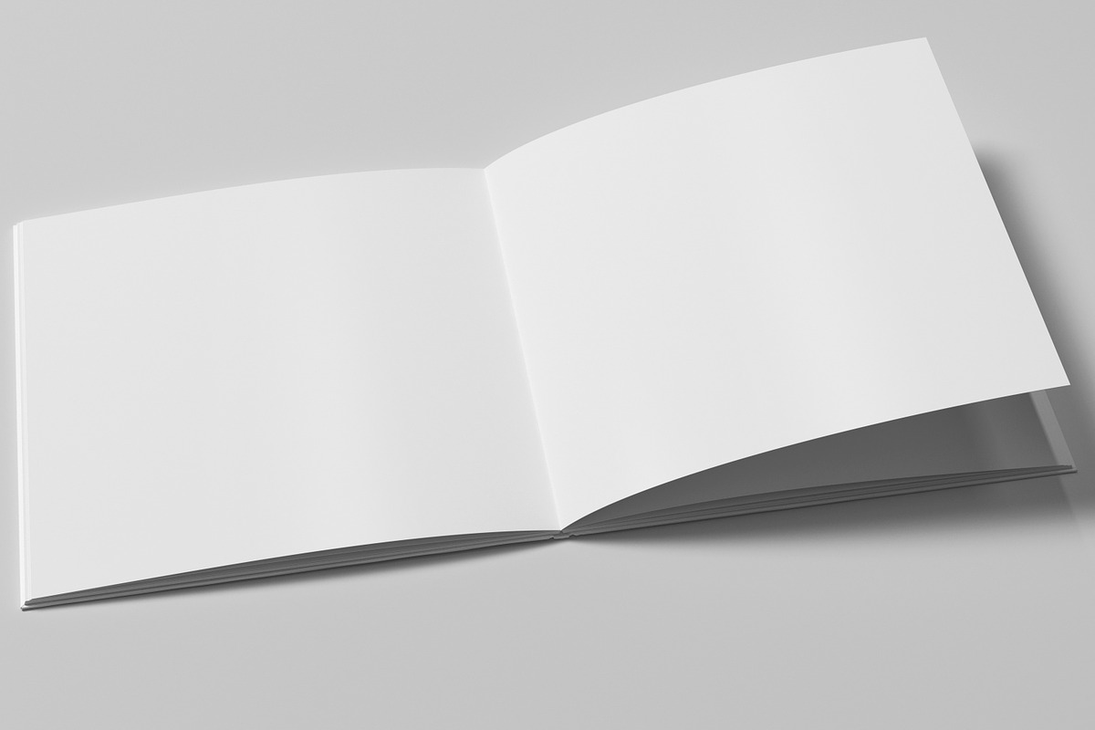 Square Photobook Mock-Up 2, a Books & Magazine Mockup by AY Mock-Ups (Photo 10 of 10)