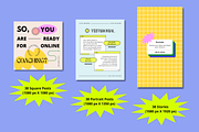 Pink Retro Coaching Insta Template, a Social Media Template by Guavamelo Studio (Thumbnail 10 of 15)